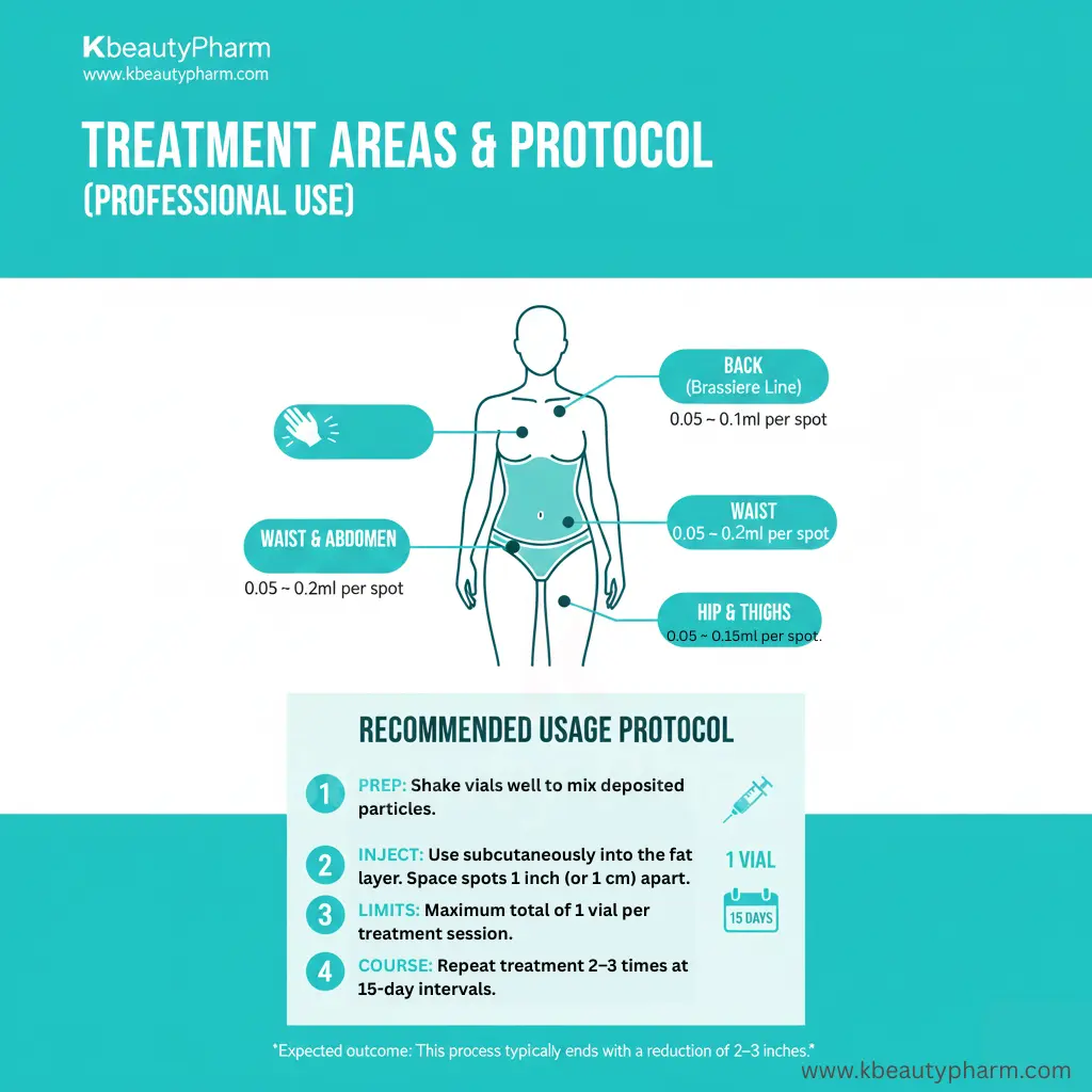 LIPO LAB PPC SOLUTION TREATMENT AREAS AND PROTOCOL